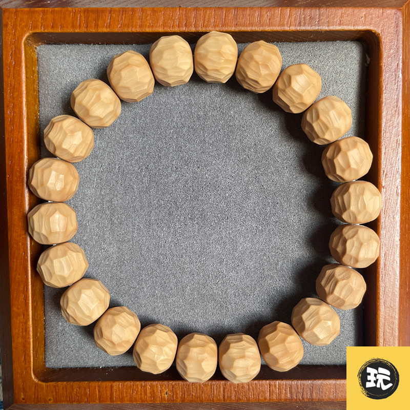 【玩家】猴头核桃纯手工全品精工刀痕无相手串