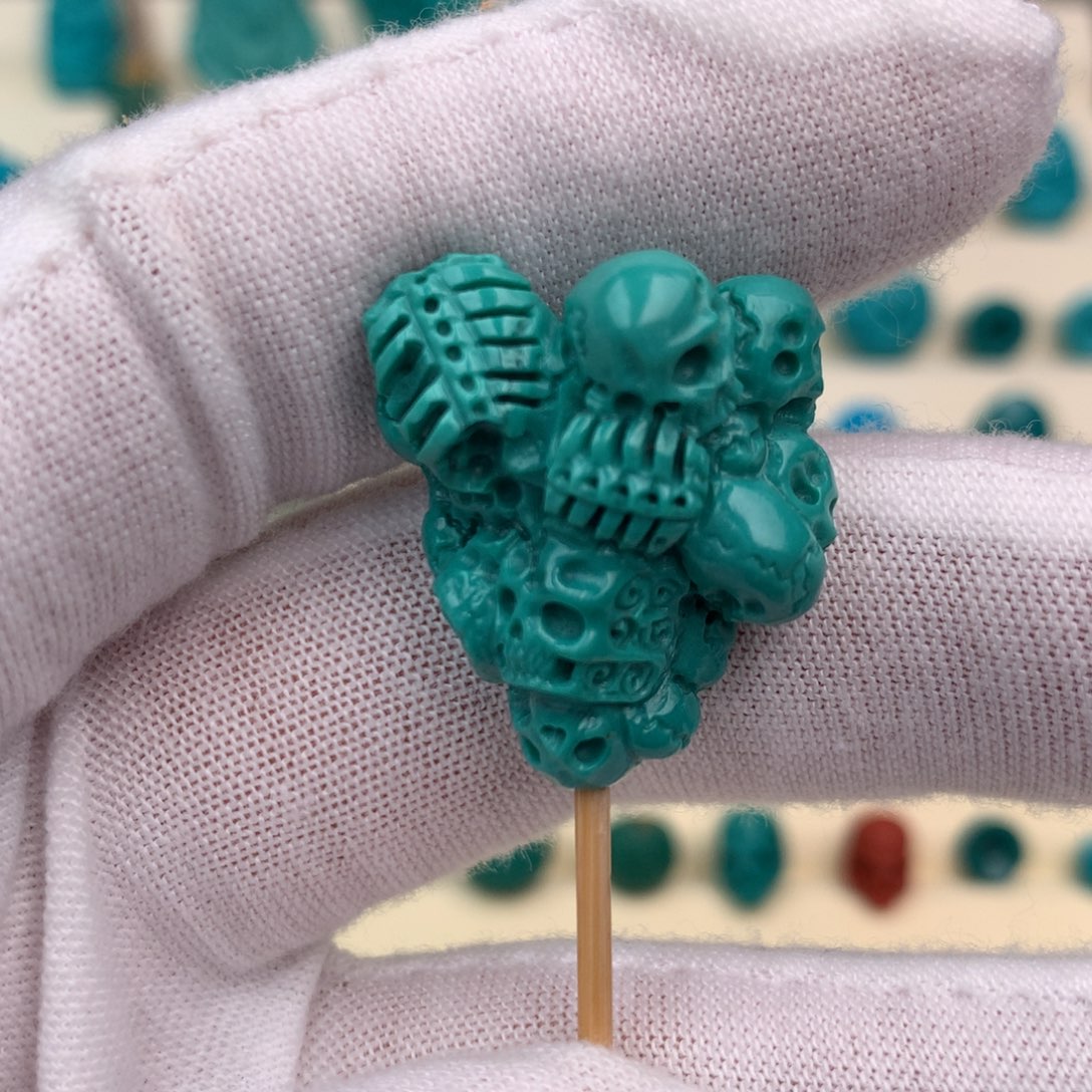 绿松石珠宝奇石未镶嵌