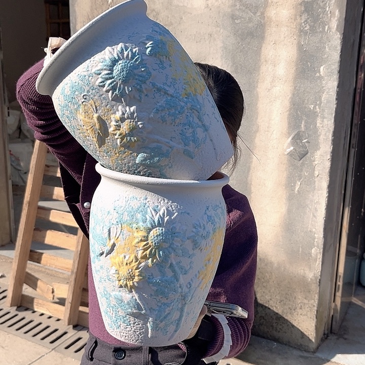 正品口19高25花盆……