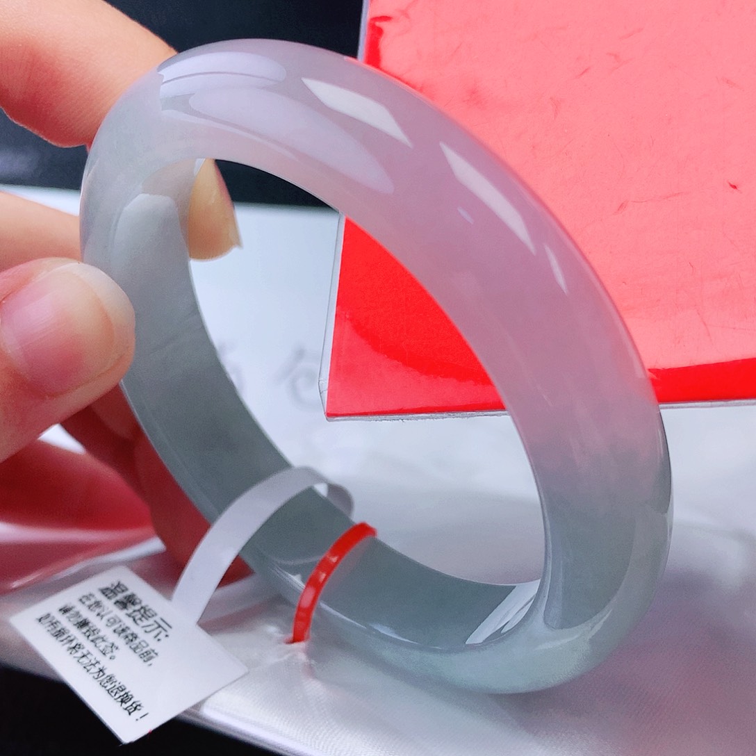 未镶嵌手镯翡翠55圈