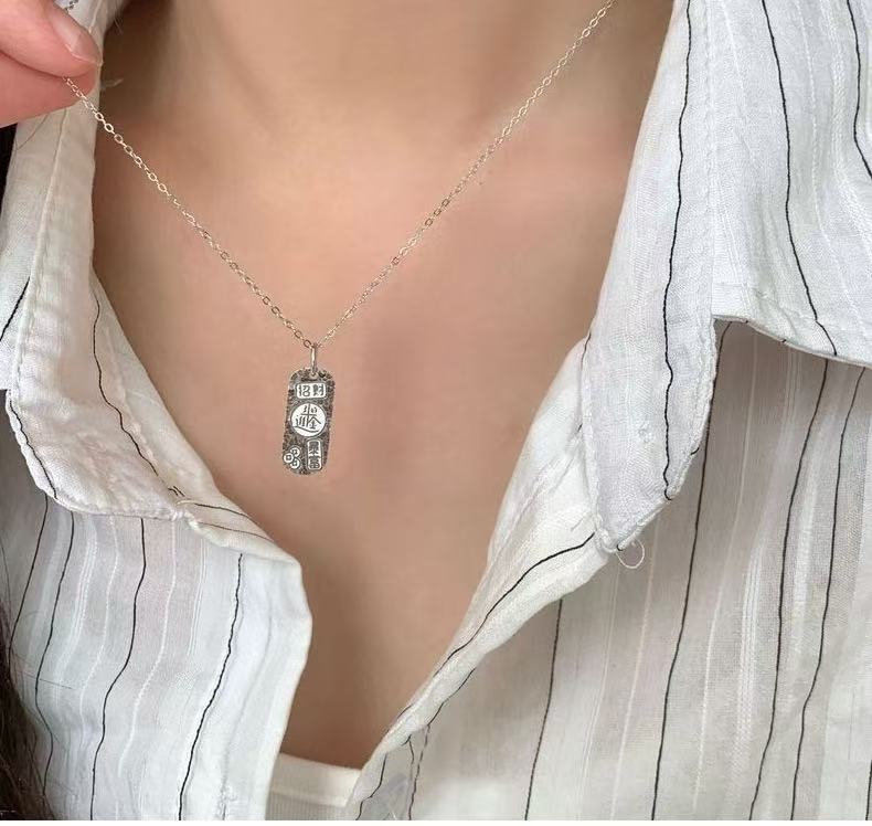 【清仓专属】轻职风女原创碎冰冰吉言方牌款式  喜庆节日生肖挂饰