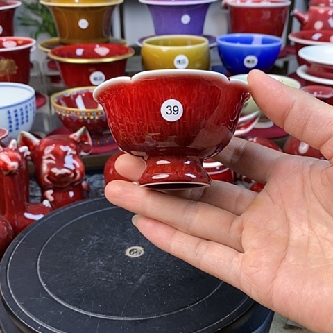 【闪购商品】景德镇名陶雅玩原矿郎红