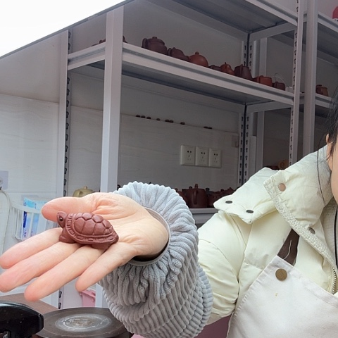 朱泥小乌龟茶宠茶宠