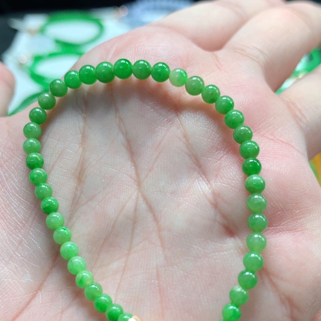 翡翠未镶嵌手链翡翠