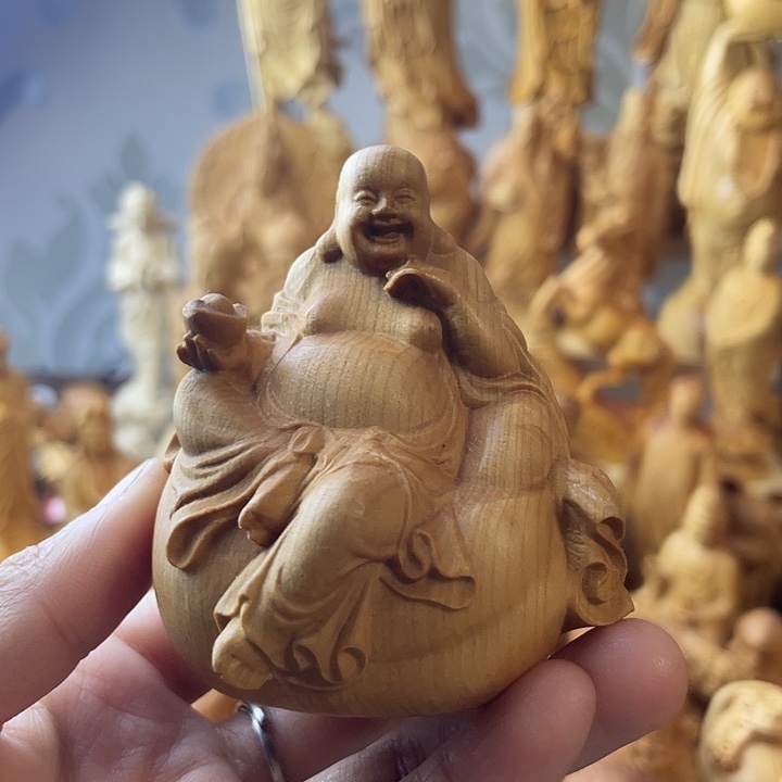 柏木（崖柏）崖柏布袋弥勒