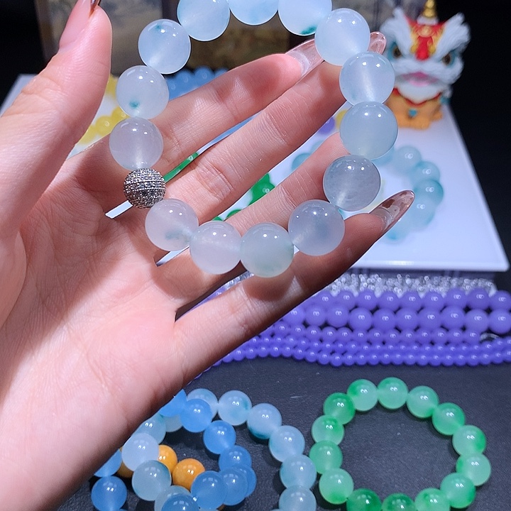 刺***翡翠散珠5颗翡翠散珠666