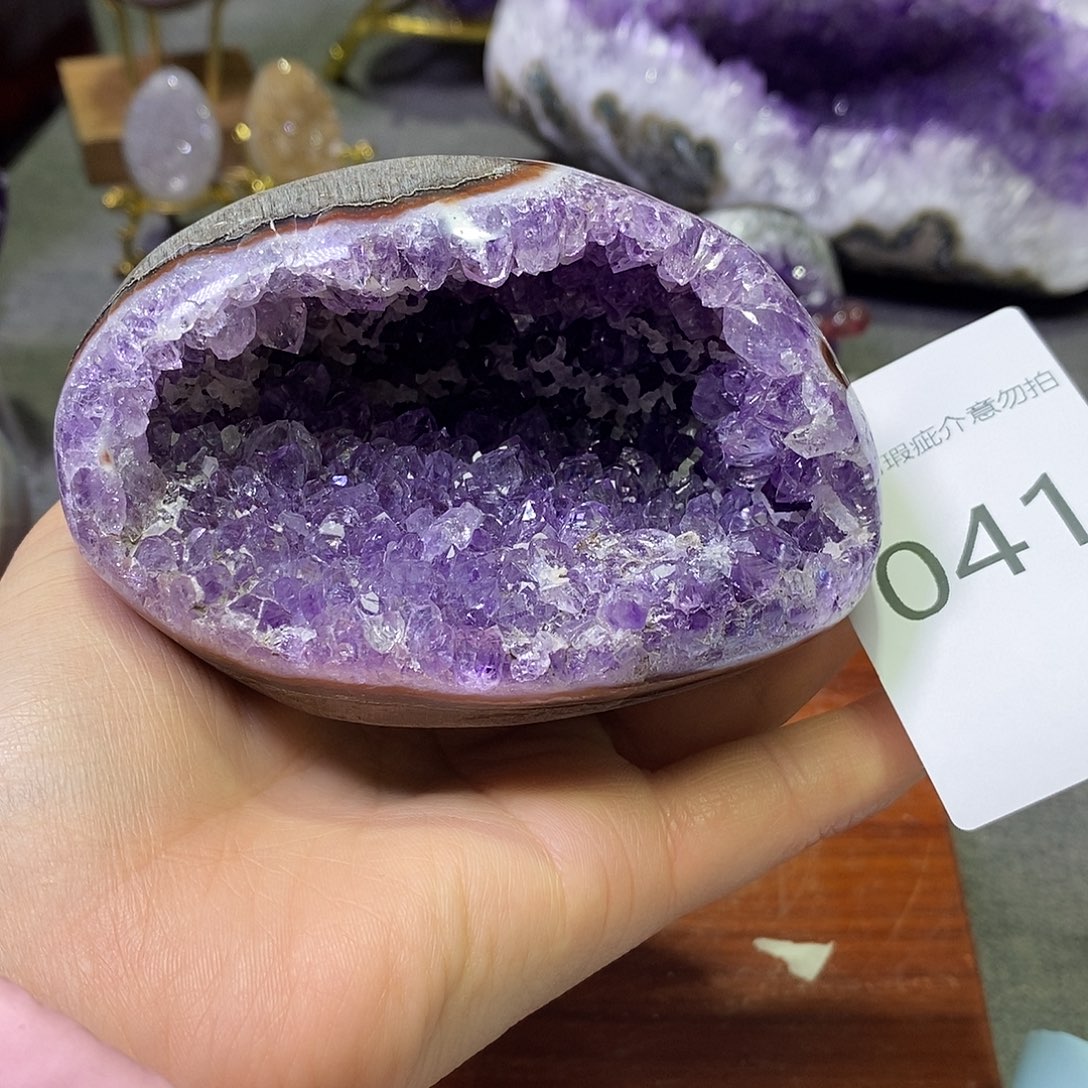 珠宝半成品紫晶未镶嵌