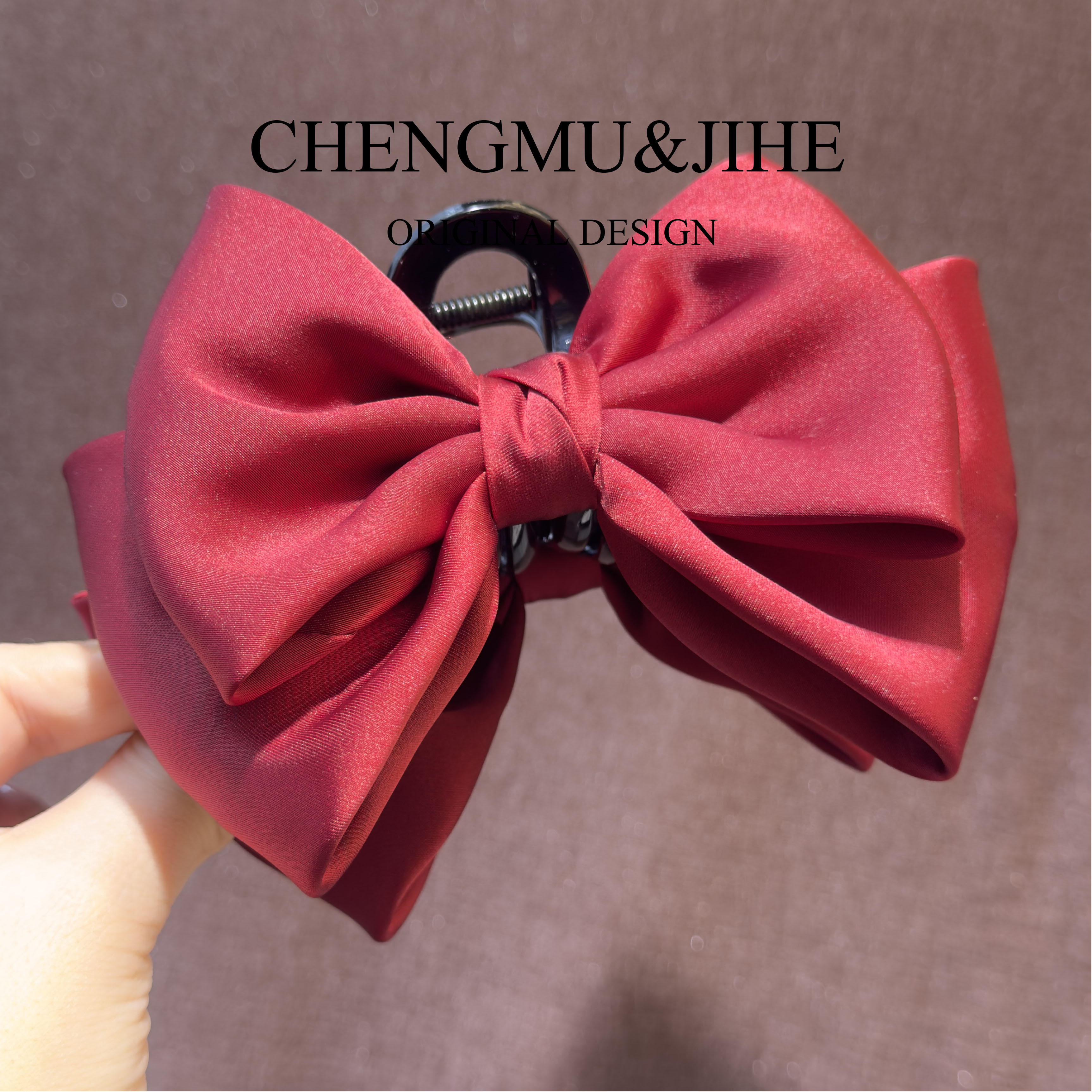 【澄沐几禾】FQ-033原创设计定制发卡发夹抓夹韩系轻奢时尚可爱重工