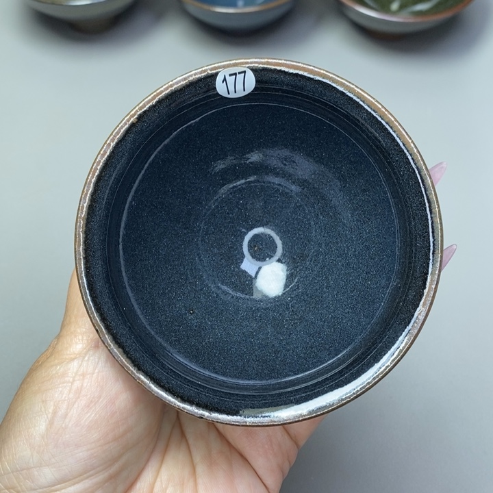 茶盏建窑建盏磨底柴烧主人杯