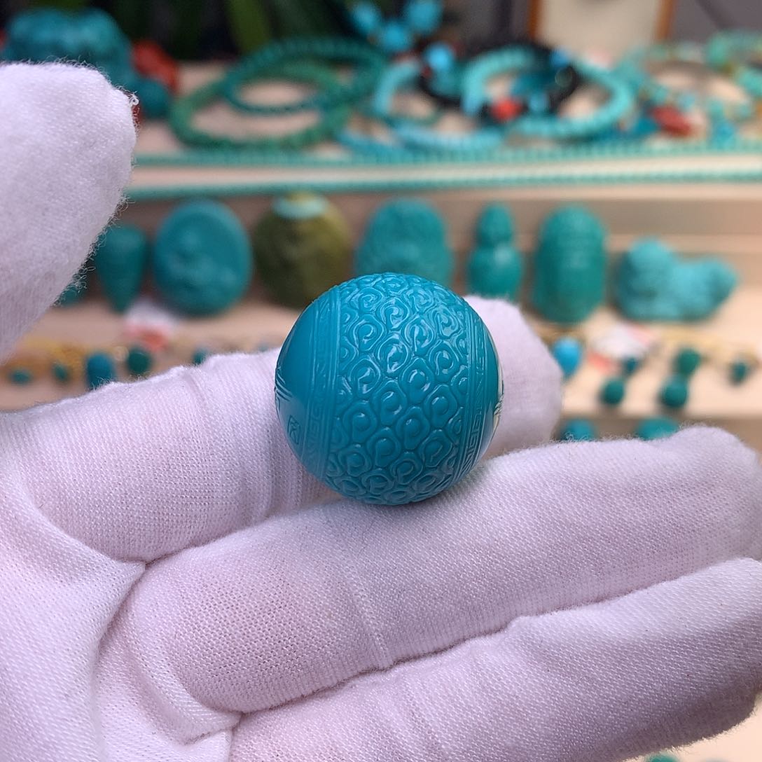 绿松石珠宝半成品未镶嵌