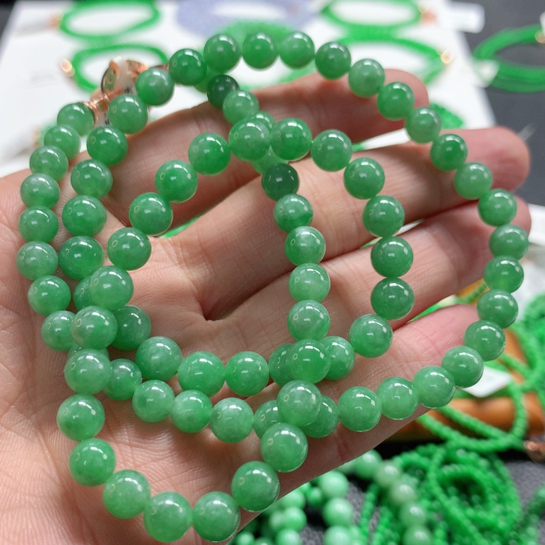 翡翠未镶嵌手链翡翠