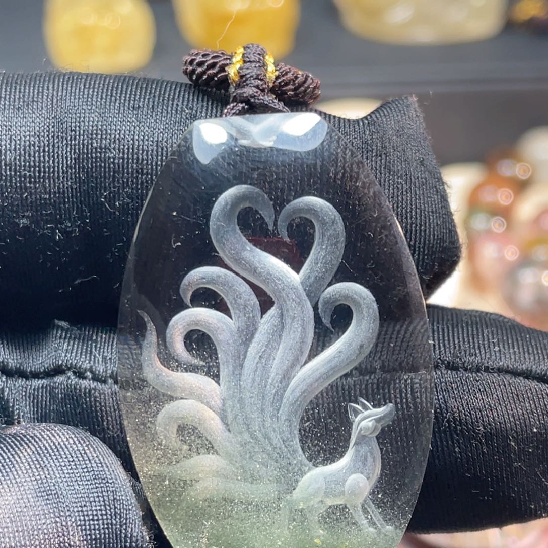 水晶吊坠(不含链)未镶嵌韩****y