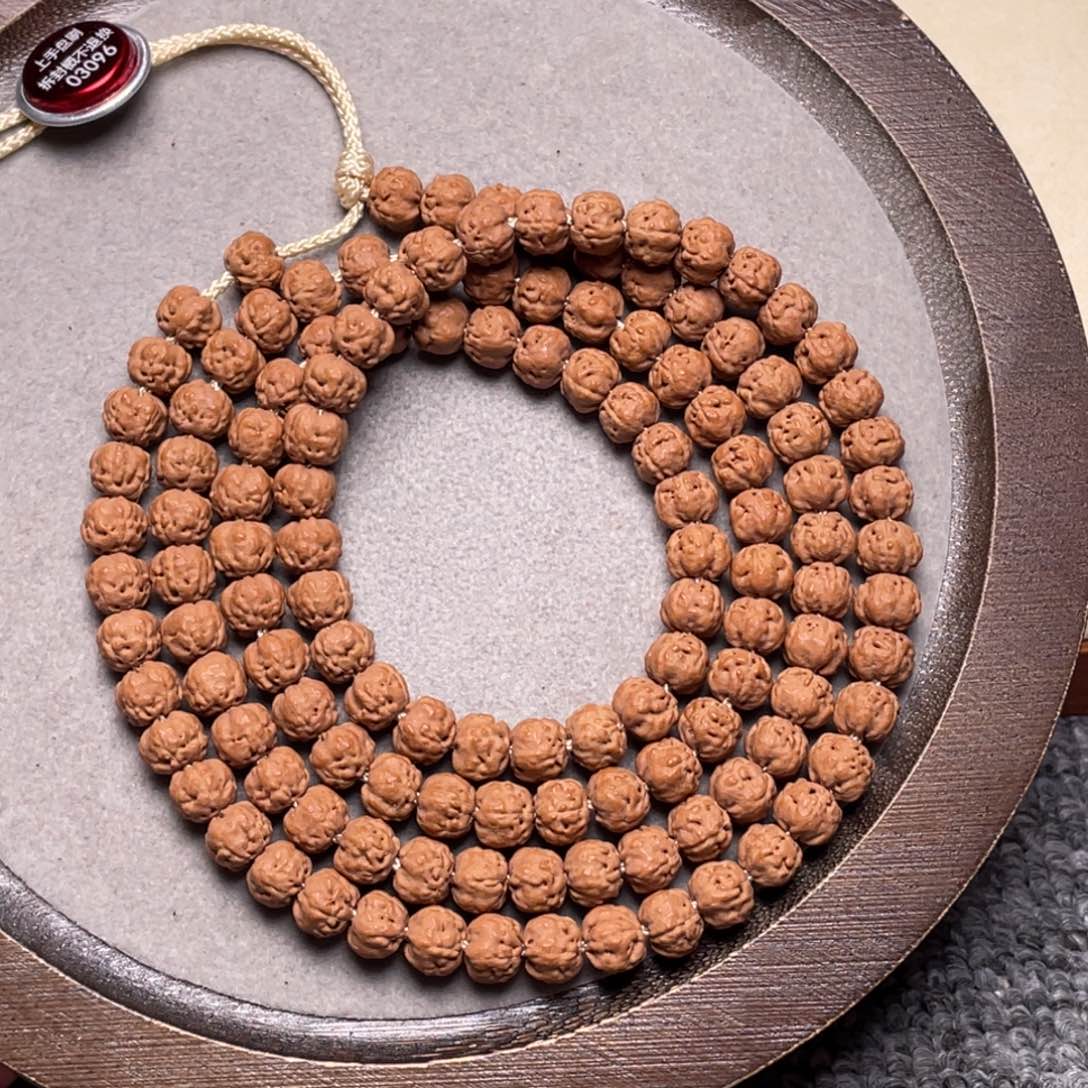 手串金刚菩提力**重梅朵头货佛手108尺寸7