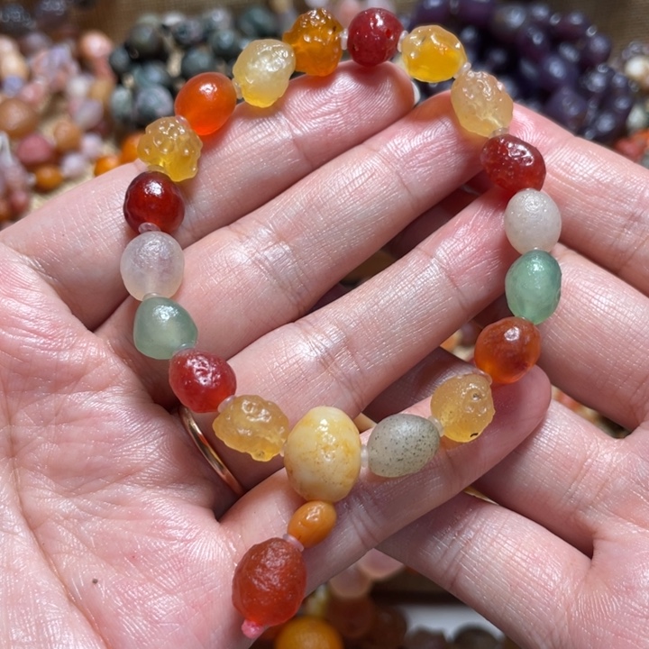 玛瑙/玉髓未镶嵌手链