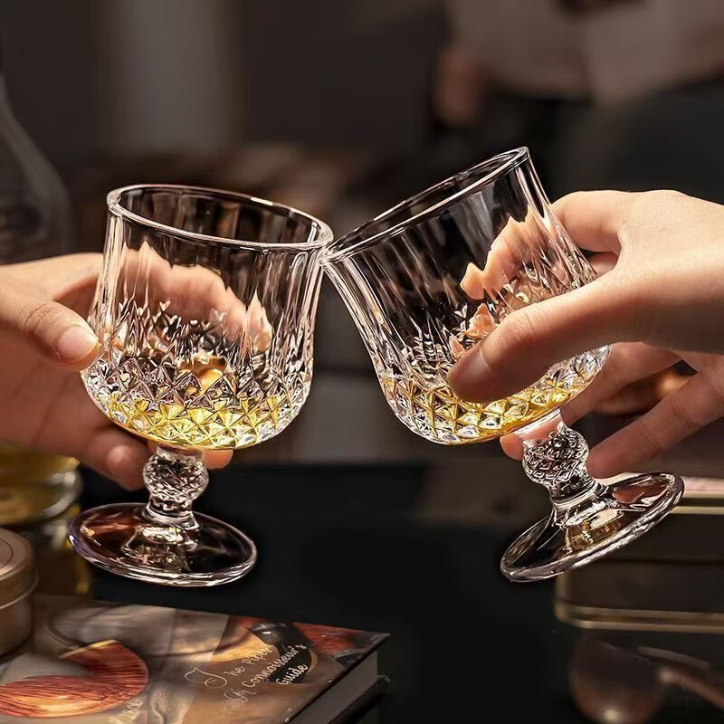 【酒虫衣不凡专属】玻璃红酒杯欧式矮脚红酒杯创意威士忌酒杯水晶杯