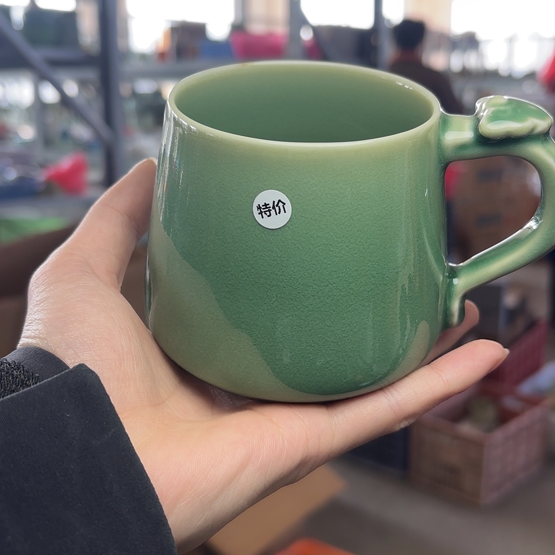 龙泉云间青瓷小米茶器