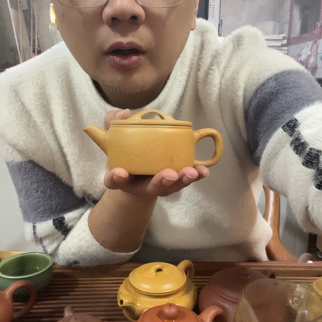 0****紫砂茶壶黄金段汉瓦