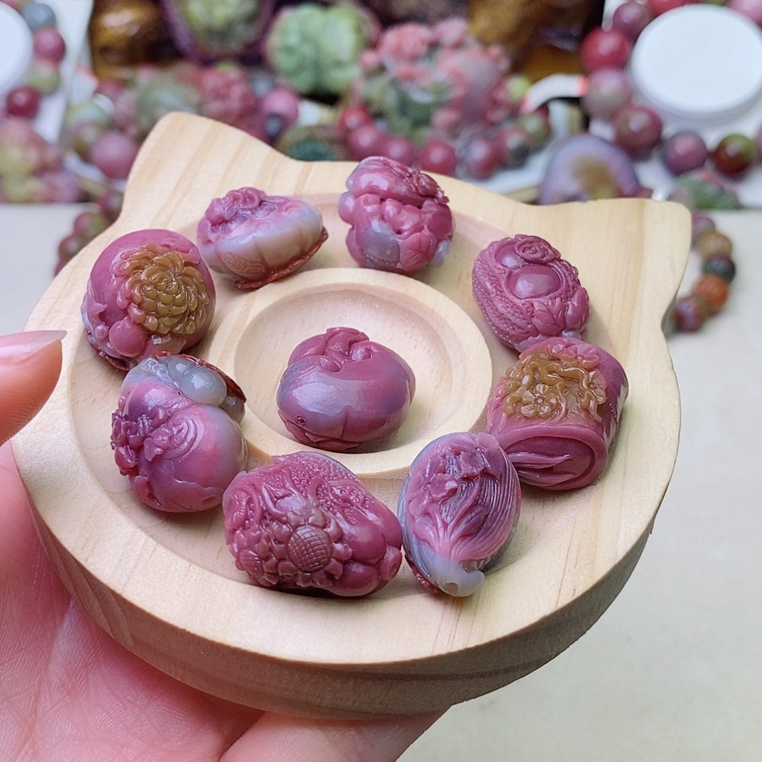 玛瑙/玉髓珠宝奇石未镶嵌依*盐源玛瑙定制