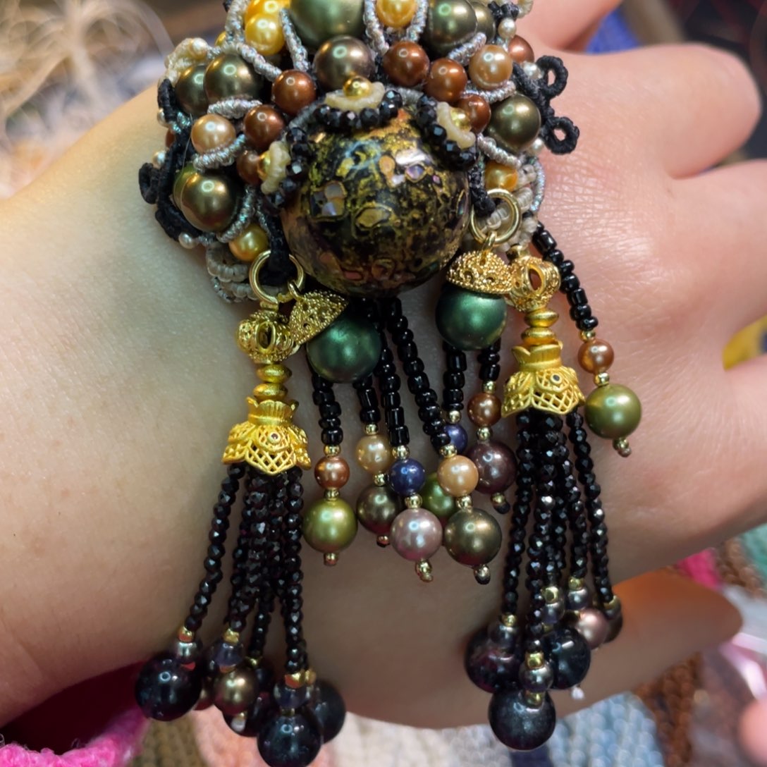 成品小花嫁纯手工编绳孤品