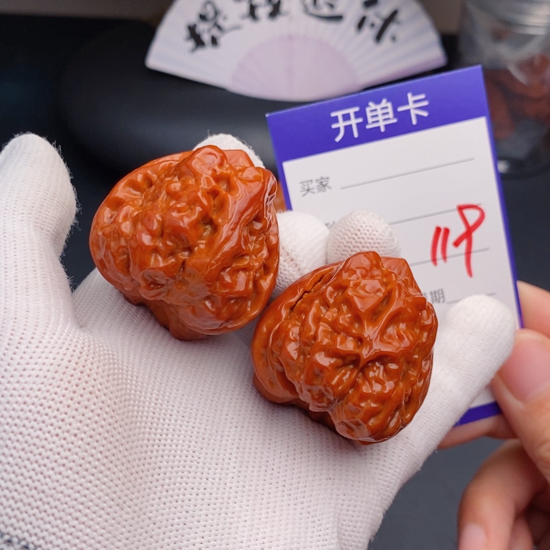 把件文玩核桃38三角蛙119