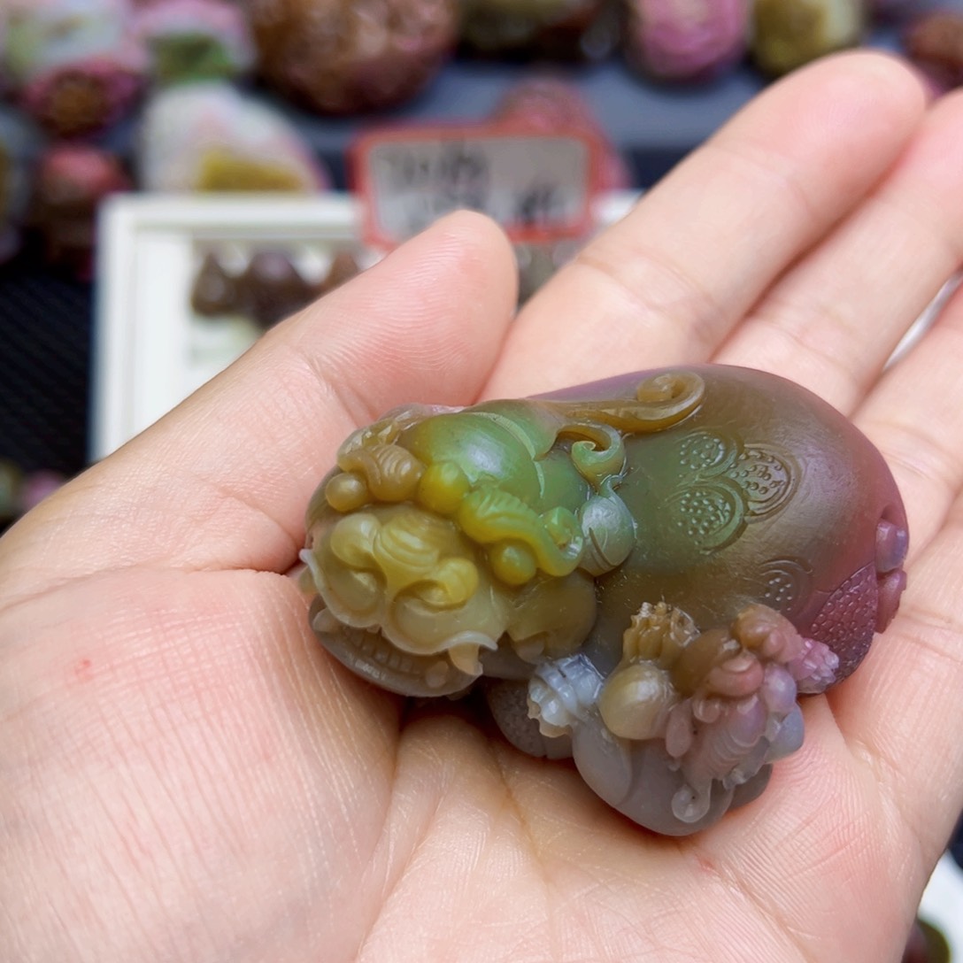 玛瑙/玉髓吊坠未镶嵌小****8