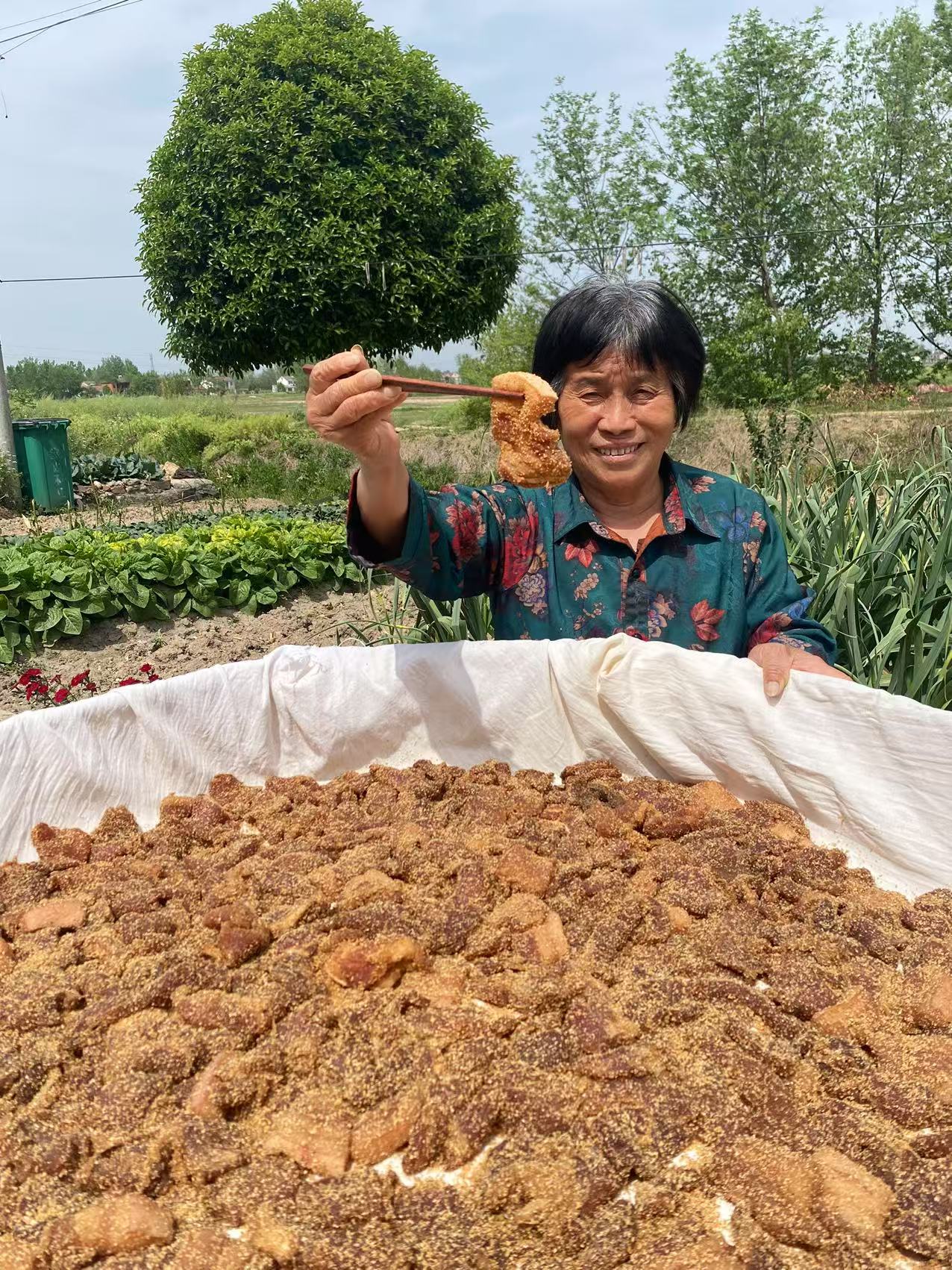 安徽特色农家手工火渣肉