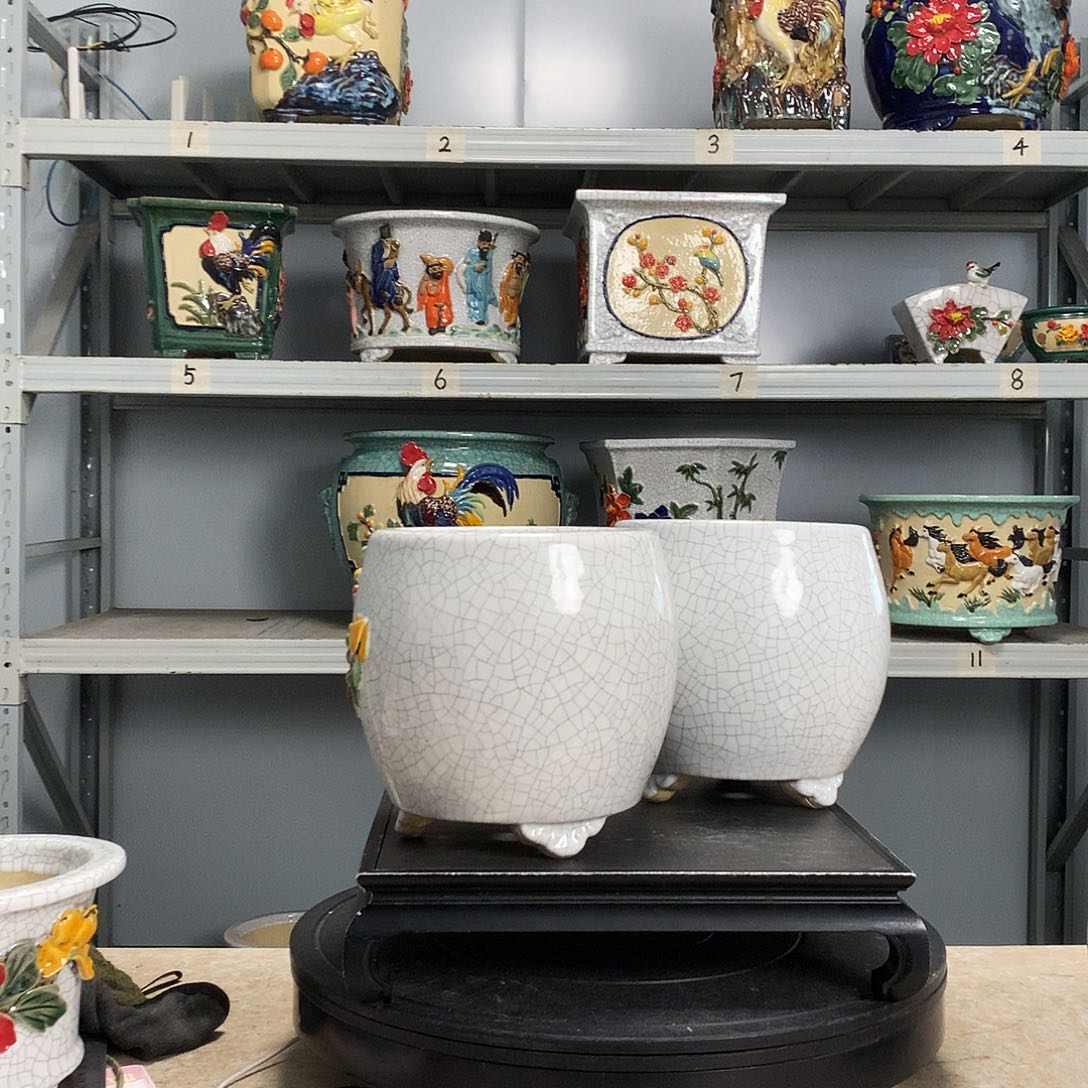 忙*实物拍摄湾盆石湾盆