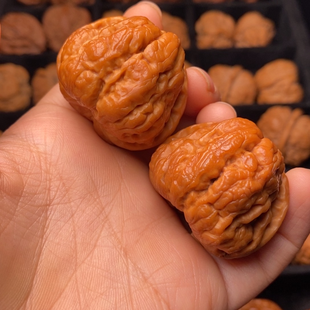 文玩核桃把件秦岭野生核桃