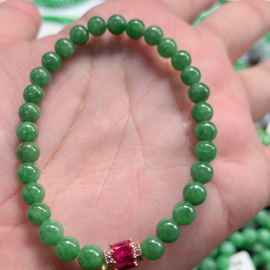 翡翠未镶嵌手链翡翠