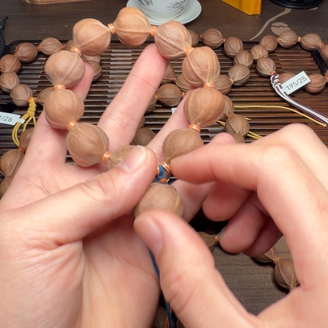 想***点手串/手链橄榄核22/24鲨鱼背加三通不退不换