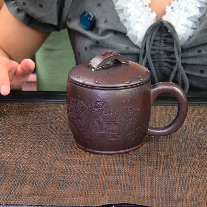 茶杯紫砂高货放漏