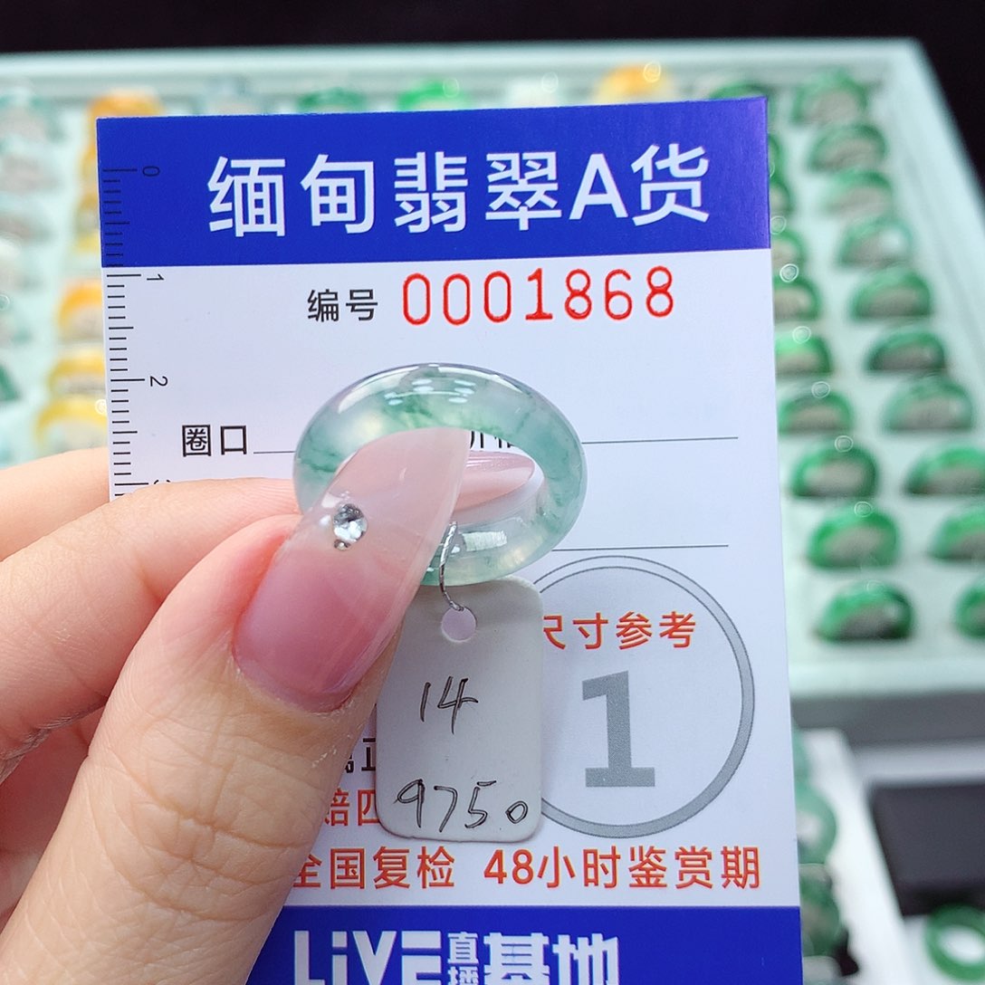 翡翠戒指未镶嵌14号