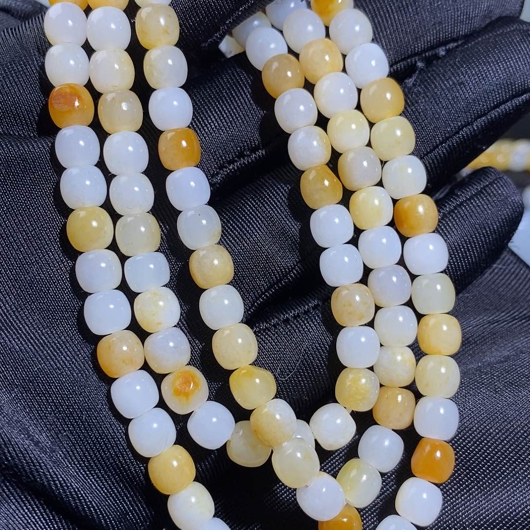 和田玉套链未镶嵌