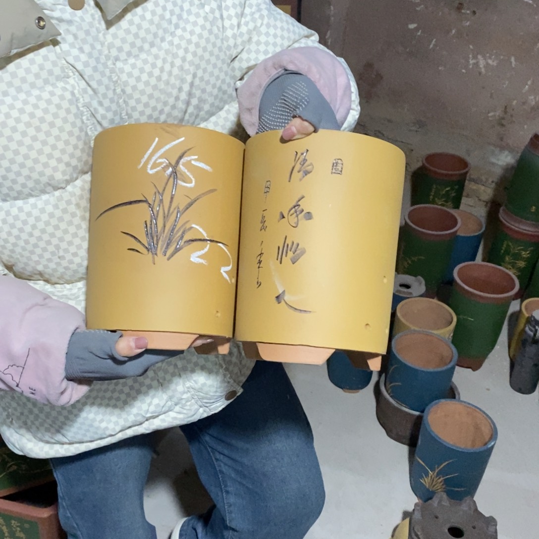 紫砂花盆紫砂花盆