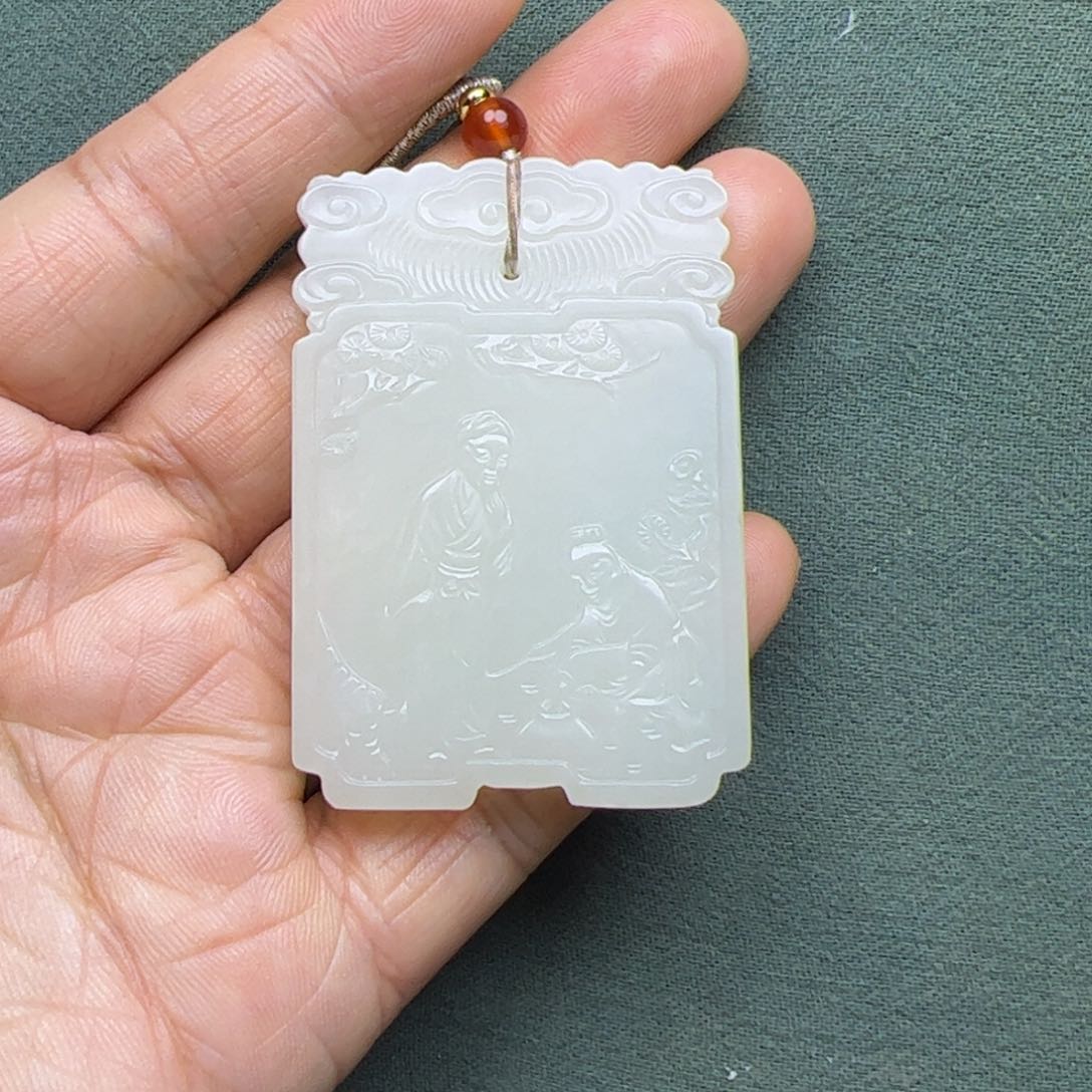 和田玉把件未镶嵌乐*乐