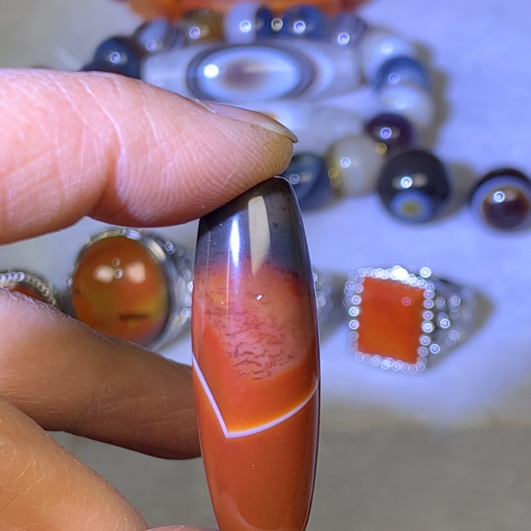 玛瑙/玉髓未镶嵌颈饰