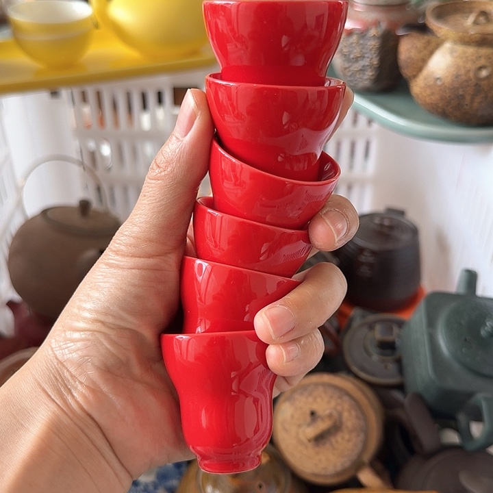 微瑕陶瓷茶具茶杯茶壶