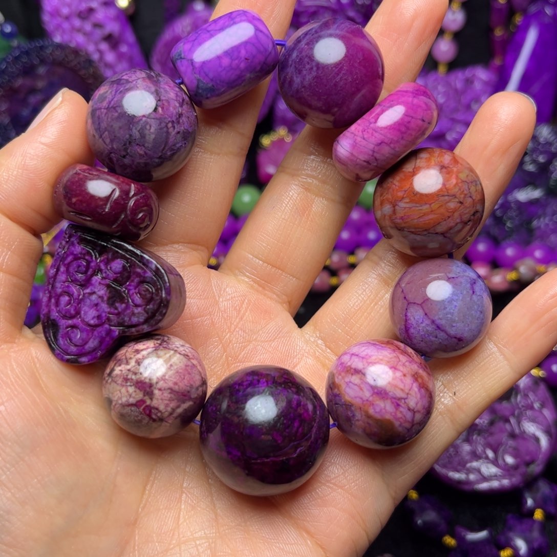 花***力紫泥南非丝绒老油紫收藏级高货