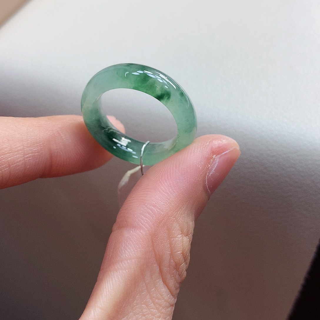 翡翠戒指未镶嵌13-14号