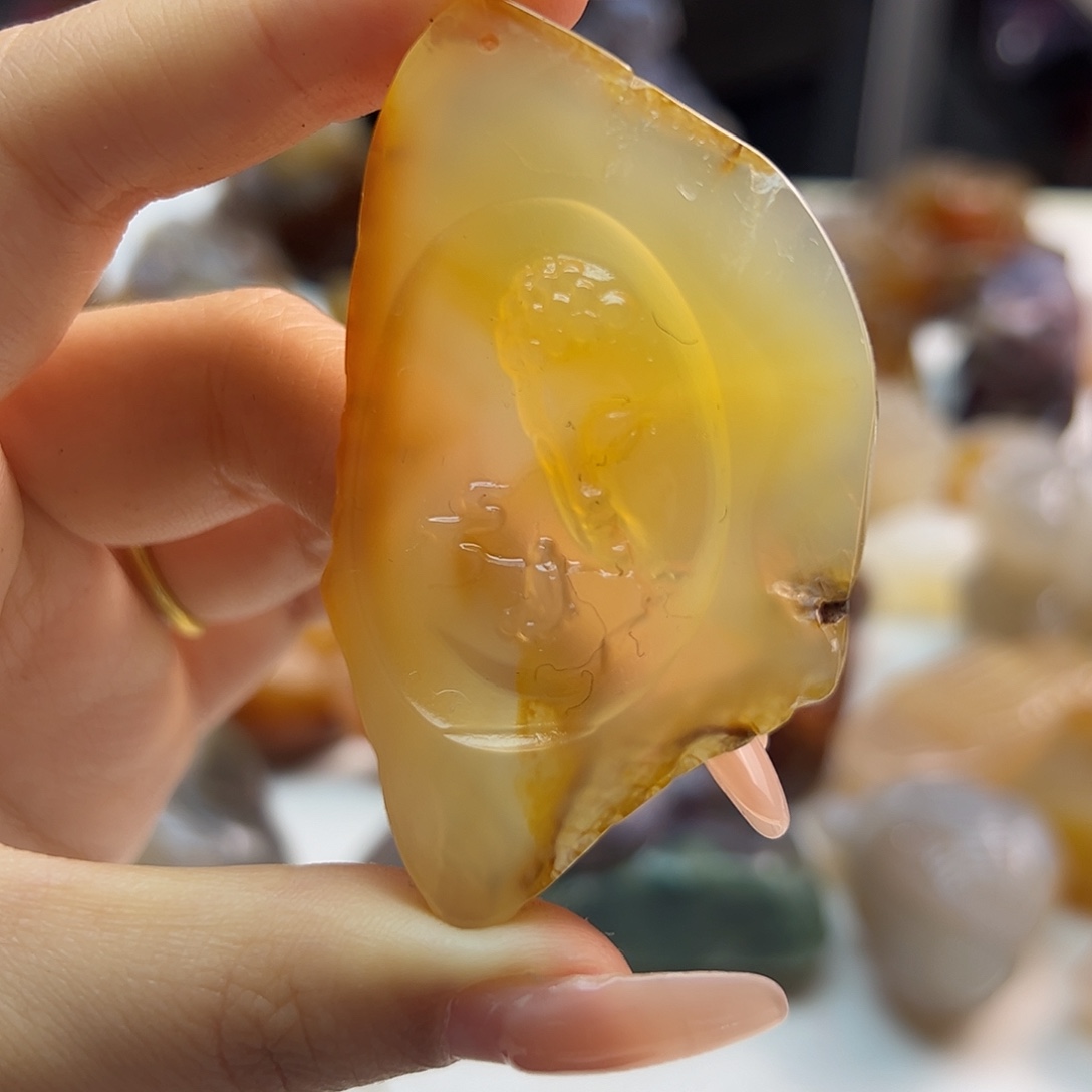 玛瑙/玉髓合金颈饰