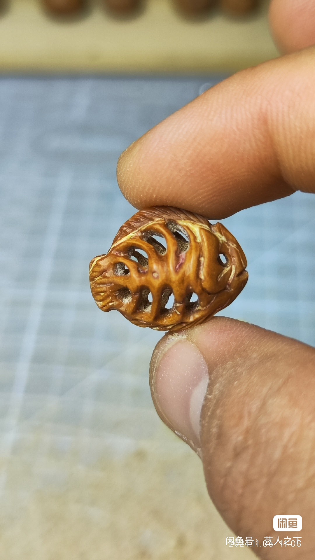 鱼骨吊坠，尺寸可定