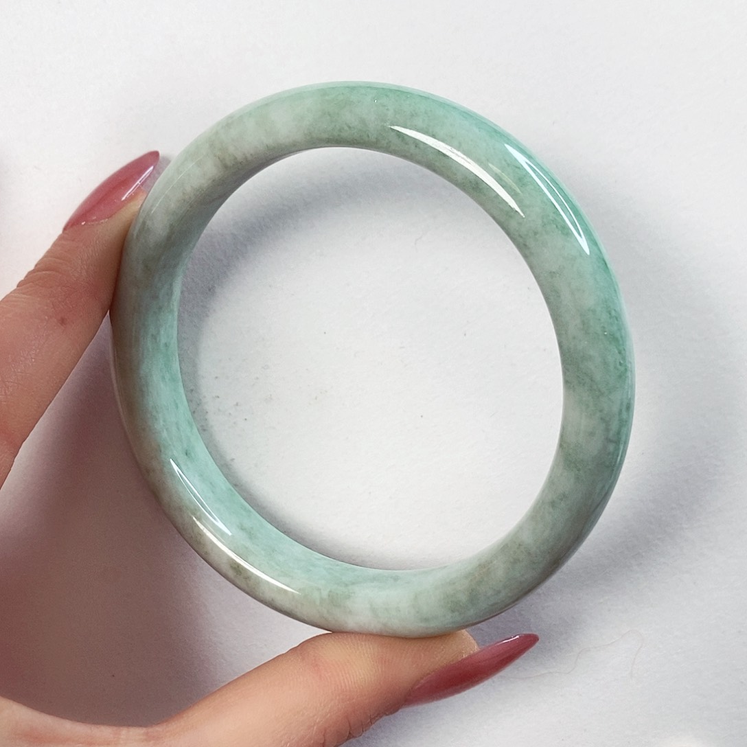 蓝田玉（蛇纹石化大理石玉）手镯未镶嵌