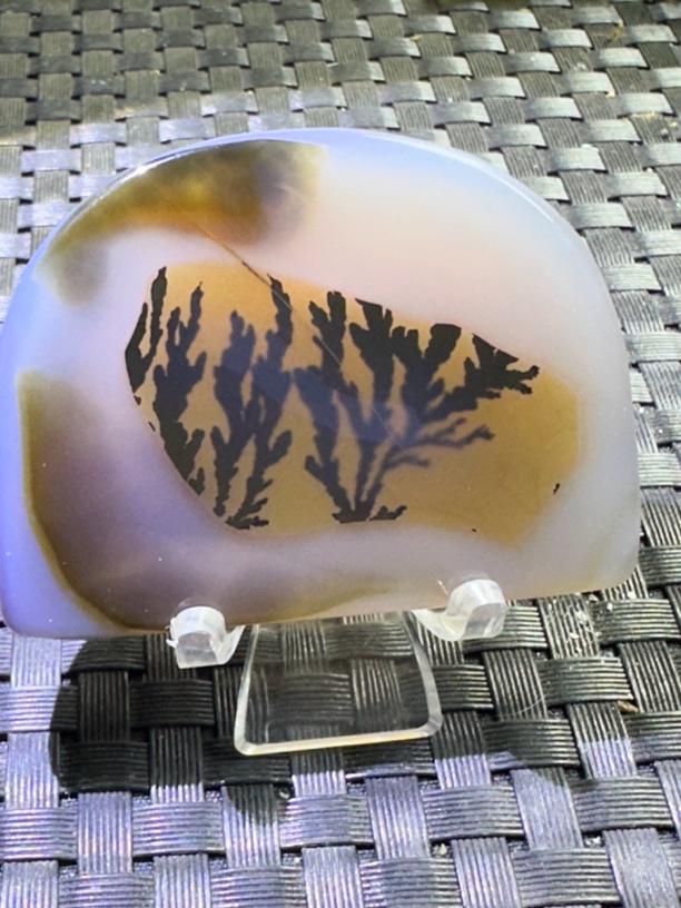 精品巴西玛瑙花草意境摆件
