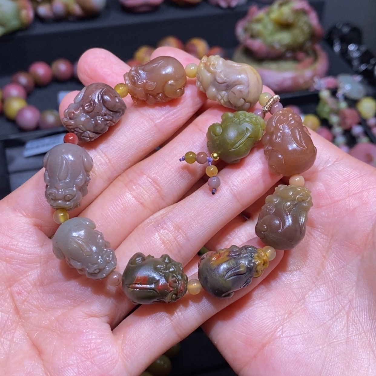 【闪购商品】玛瑙/玉髓手串未镶嵌盐源玛瑙
