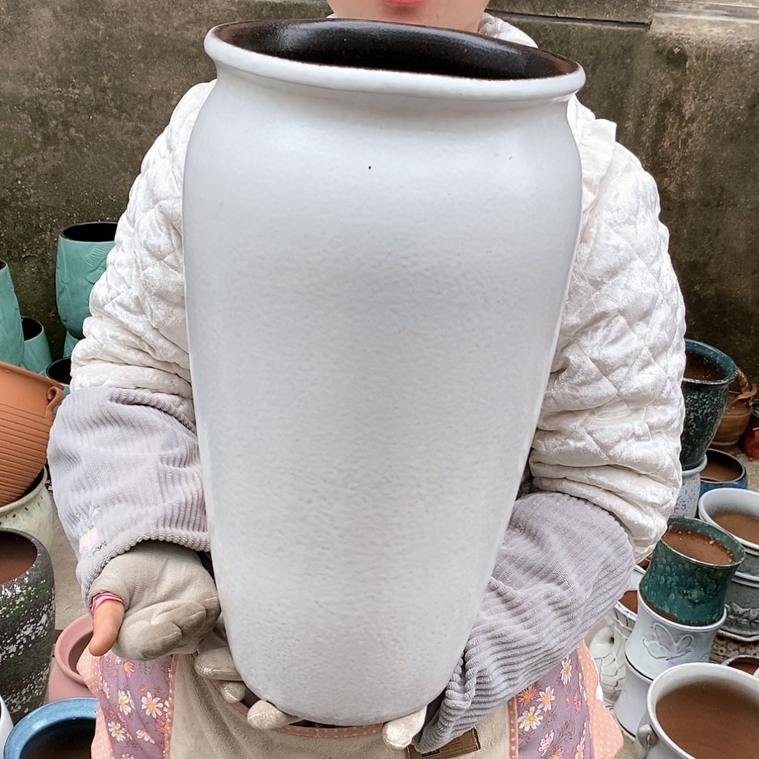 紫砂花盆正品口20高42