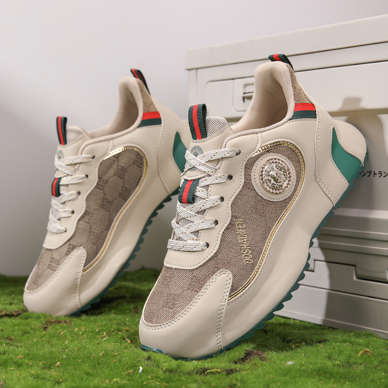 拼色减震纳帕纹男鞋时尚休闲潮鞋百搭潮流舒适老爹鞋