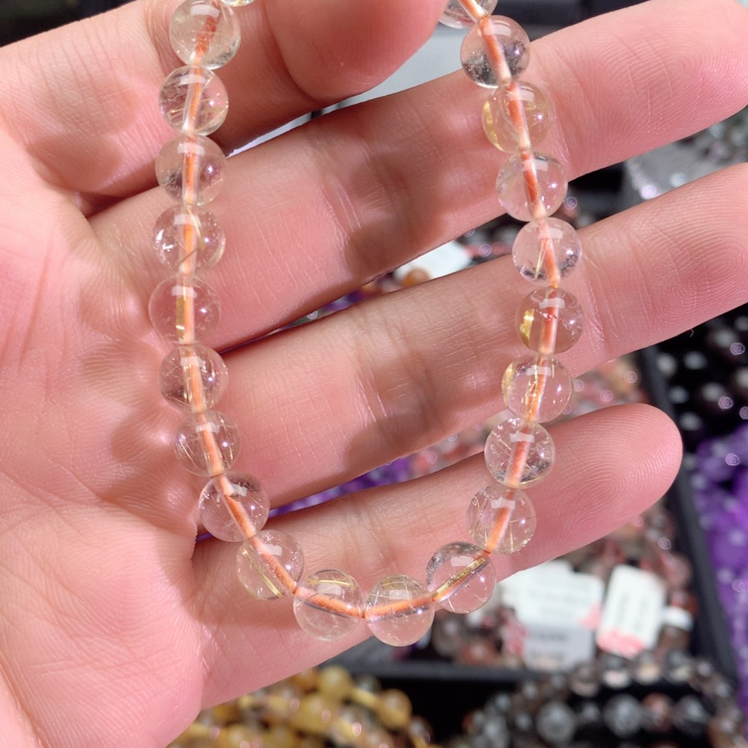 发晶手链未镶嵌发晶36