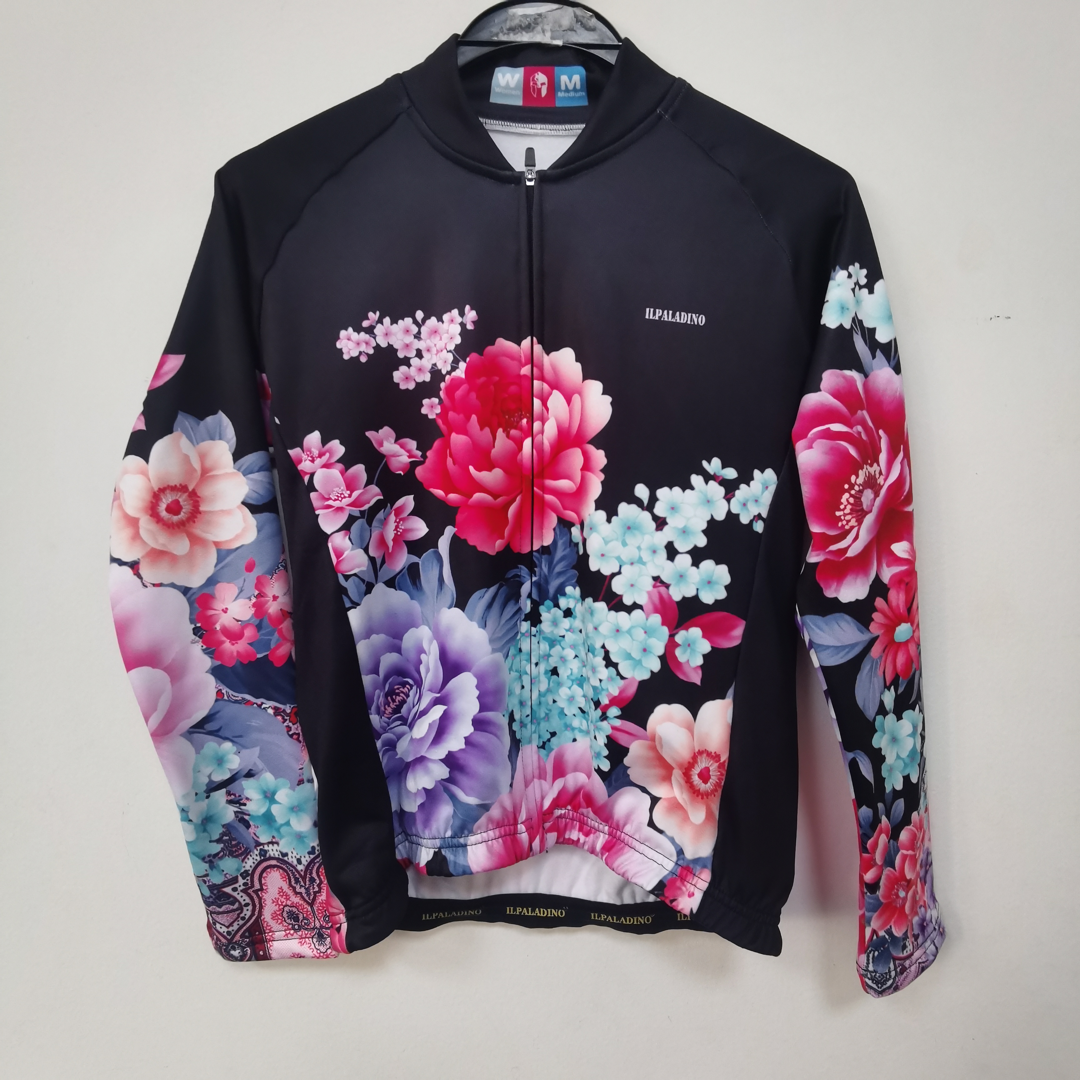 SQ 2863【黑牡丹抓绒长袖女款】ILPALADINO专业版骑行服