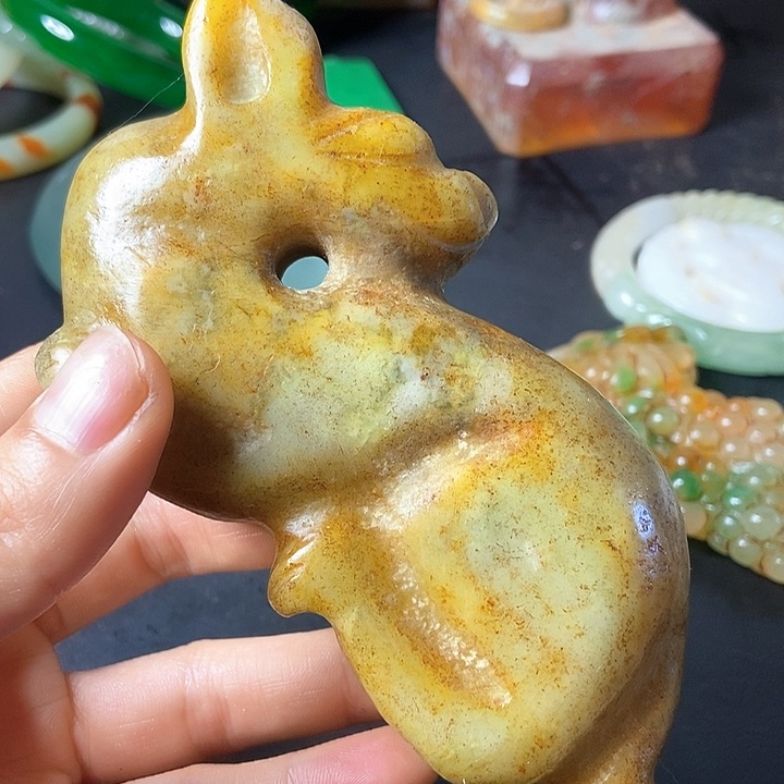 吊坠白玉菩提吊坠