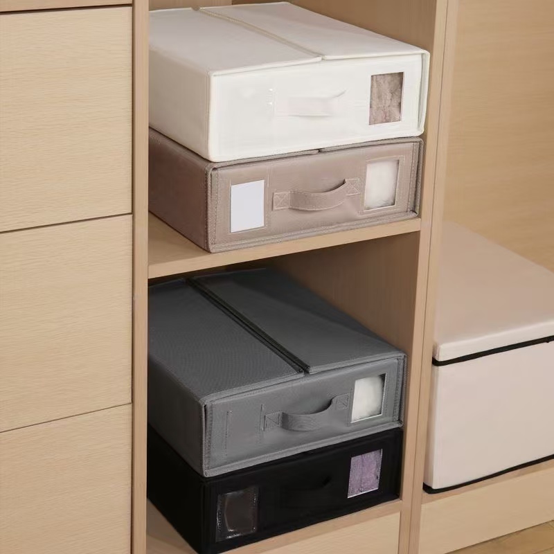 家用床单四件套收纳收纳盒衣柜衣服裤子开合收纳